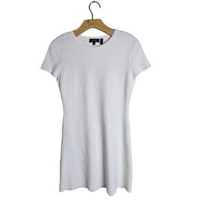 Theory White Branteen O Reverie Stretch Viscose Knit Style # H016706R, M
